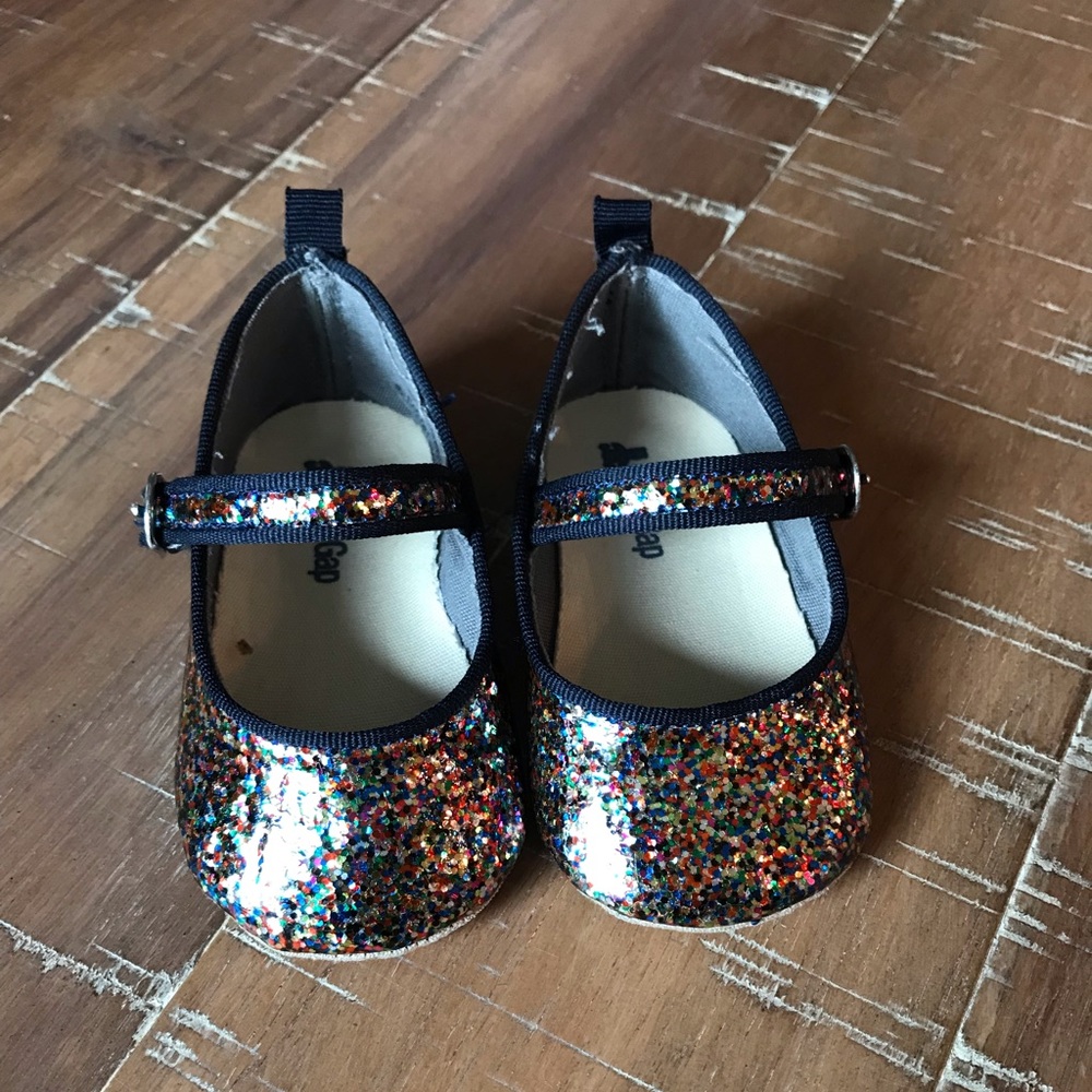 Gap toddler girl multicolored Mary Janes size 5